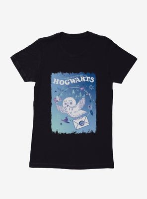 Harry Potter Hedwig Hogwarts Womens T-Shirt