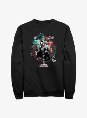 Marvel Doctor Strange The Multiverse Of Madness Magic Glitch Sweatshirt