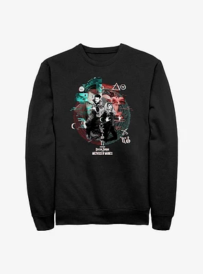 Marvel Doctor Strange The Multiverse Of Madness Magic Glitch Sweatshirt