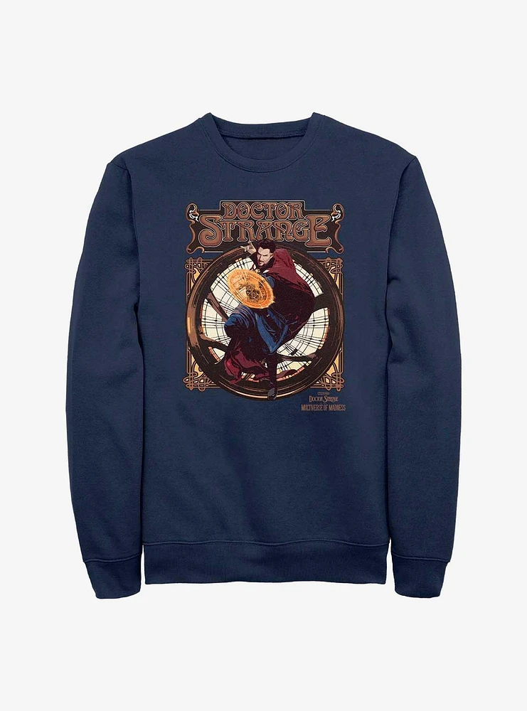 Marvel Doctor Strange The Multiverse Of Madness Retro Seal Sweatshirt