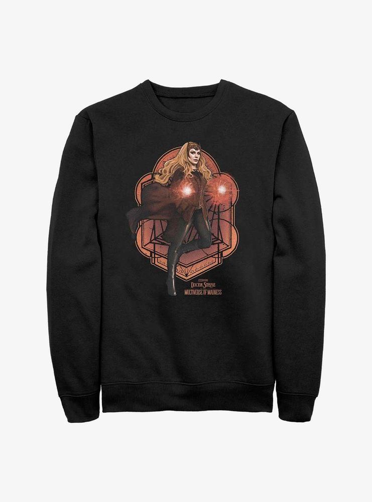 Marvel Doctor Strange The Multiverse Of Madness Wanda Scarlet Witch Mandala Sweatshirt