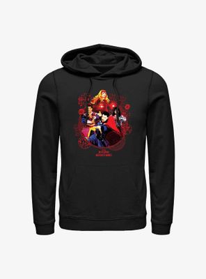 Marvel Doctor Strange The Multiverse Of Madness Badge Heroes Hoodie