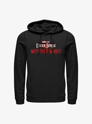 Marvel Doctor Strange The Multiverse Of Madness Rendered Logo Hoodie