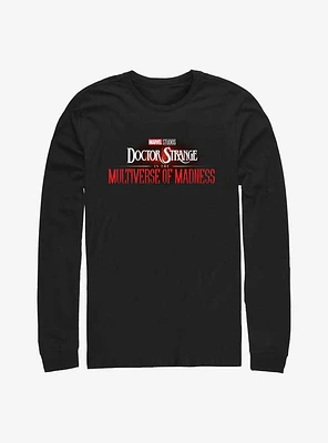 Marvel Doctor Strange The Multiverse Of Madness Rendered Logo Long-Sleeve T-Shirt