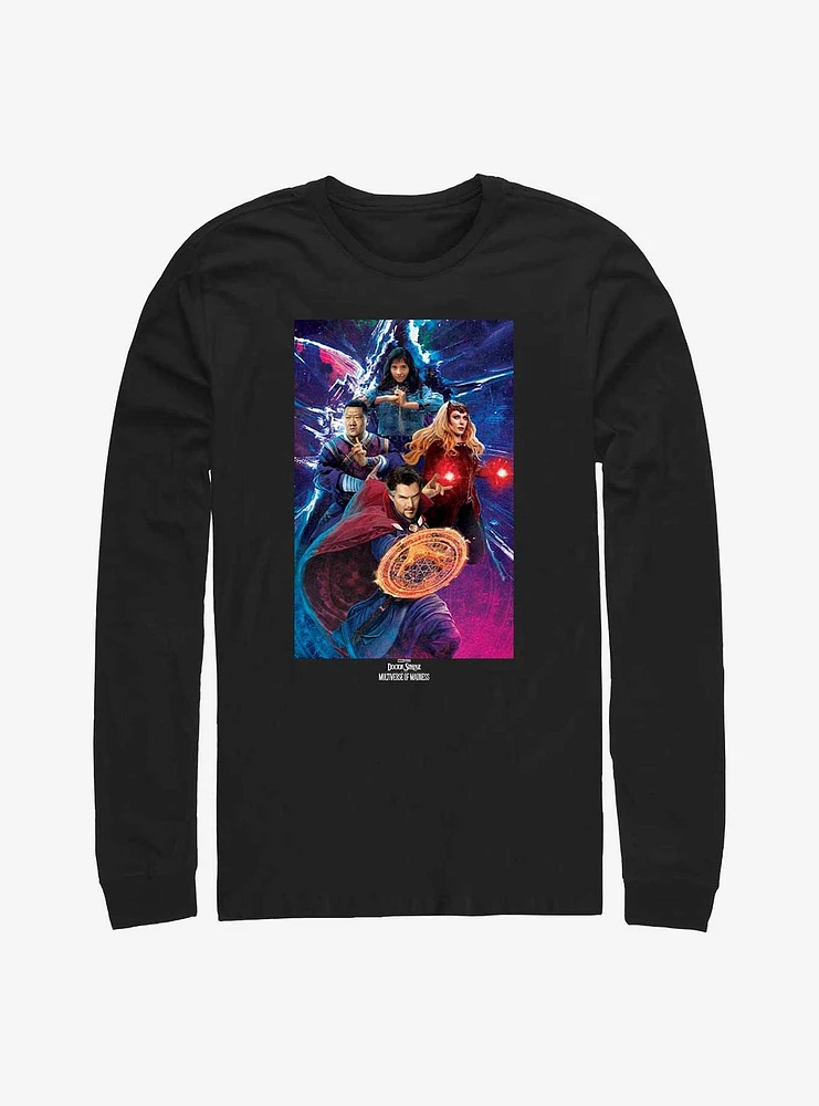 Marvel Doctor Strange The Multiverse Of Madness Group Shot Long-Sleeve T-Shirt