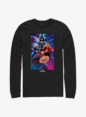 Marvel Doctor Strange The Multiverse Of Madness Group Shot Long-Sleeve T-Shirt