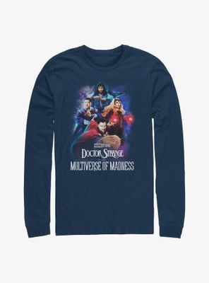 Marvel Doctor Strange The Multiverse Of Madness Poster Group Long-Sleeve T-Shirt