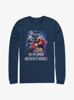 Marvel Doctor Strange The Multiverse Of Madness Poster Group Long-Sleeve T-Shirt