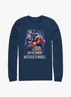 Marvel Doctor Strange The Multiverse Of Madness Poster Group Long-Sleeve T-Shirt