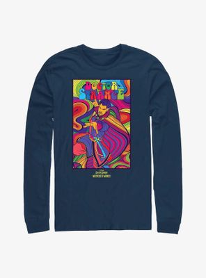 Marvel Doctor Strange The Multiverse Of Madness Groovy Long-Sleeve T-Shirt