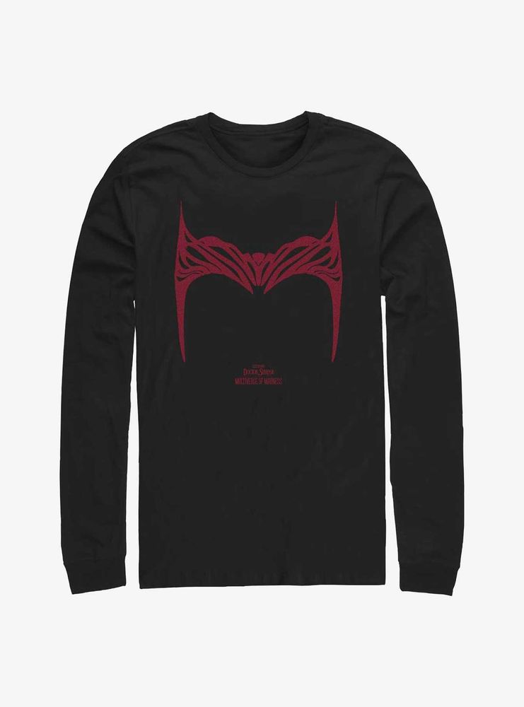 Marvel Doctor Strange The Multiverse Of Madness Scarlet Witch Helm Long-Sleeve T-Shirt