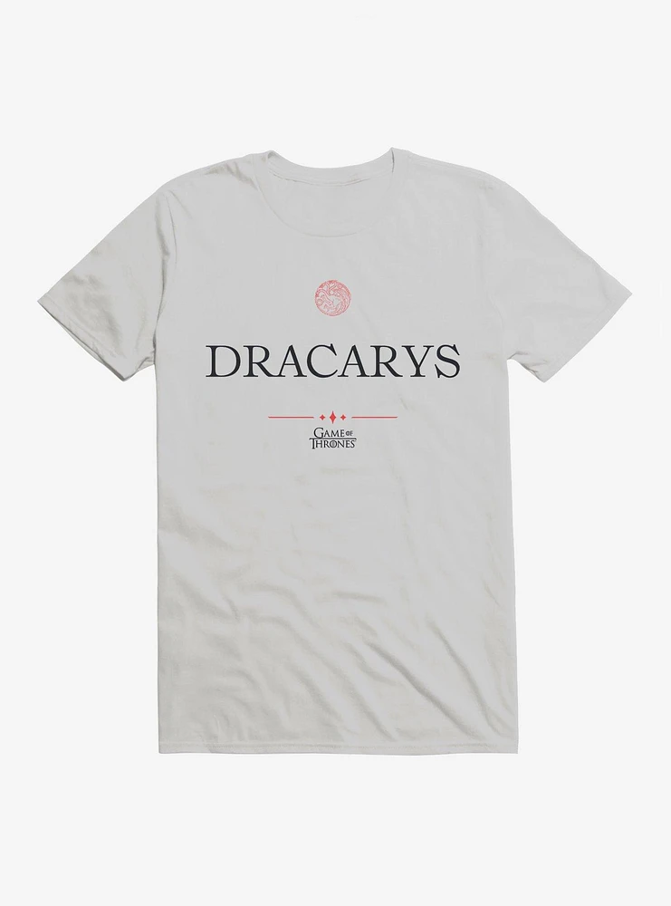 Game Of Thrones Quote Daenerys Dracarys T-Shirt