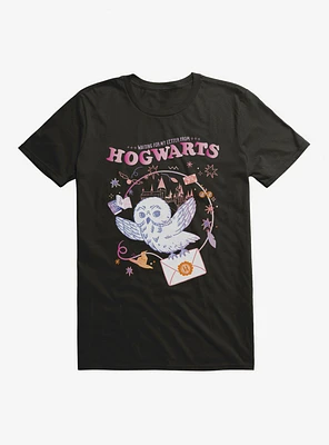 Harry Potter Hedwig Letter From Hogwarts T-Shirt