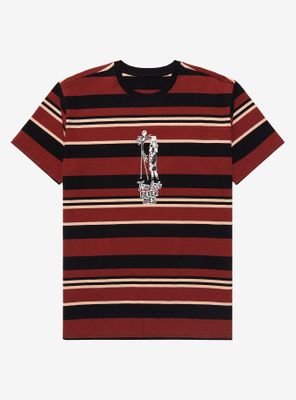 Disney The Nightmare Before Christmas Jack Skellington & Sally Striped T-Shirt - BoxLunch Exclusive