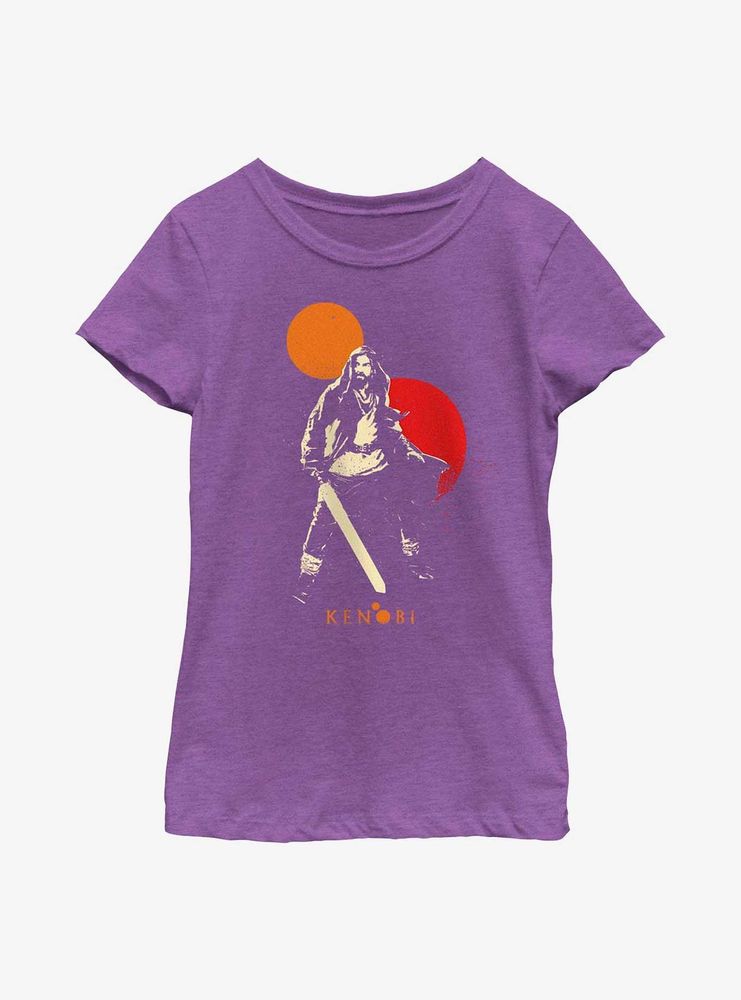 Star Wars Obi-Wan Kenobi Double Suns Hero Youth Girls T-Shirt