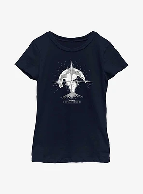 Star Wars Obi-Wan Kenobi Explosive Duel Graphic Youth Girls T-Shirt