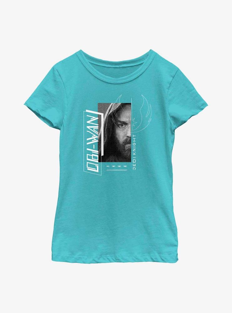 Star Wars Obi-Wan Kenobi Jedi Knight Portrait Youth Girls T-Shirt