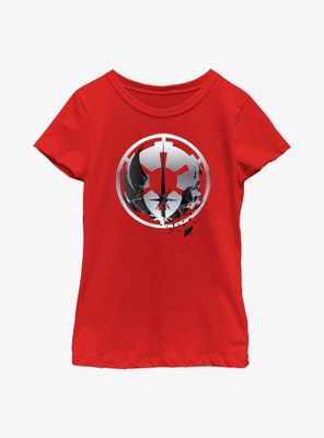 Star Wars Obi-Wan Kenobi Jedi To Empire Logo Youth Girls T-Shirt