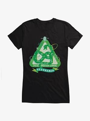 Harry Potter Slytherin Sparkles Girls T-Shirt