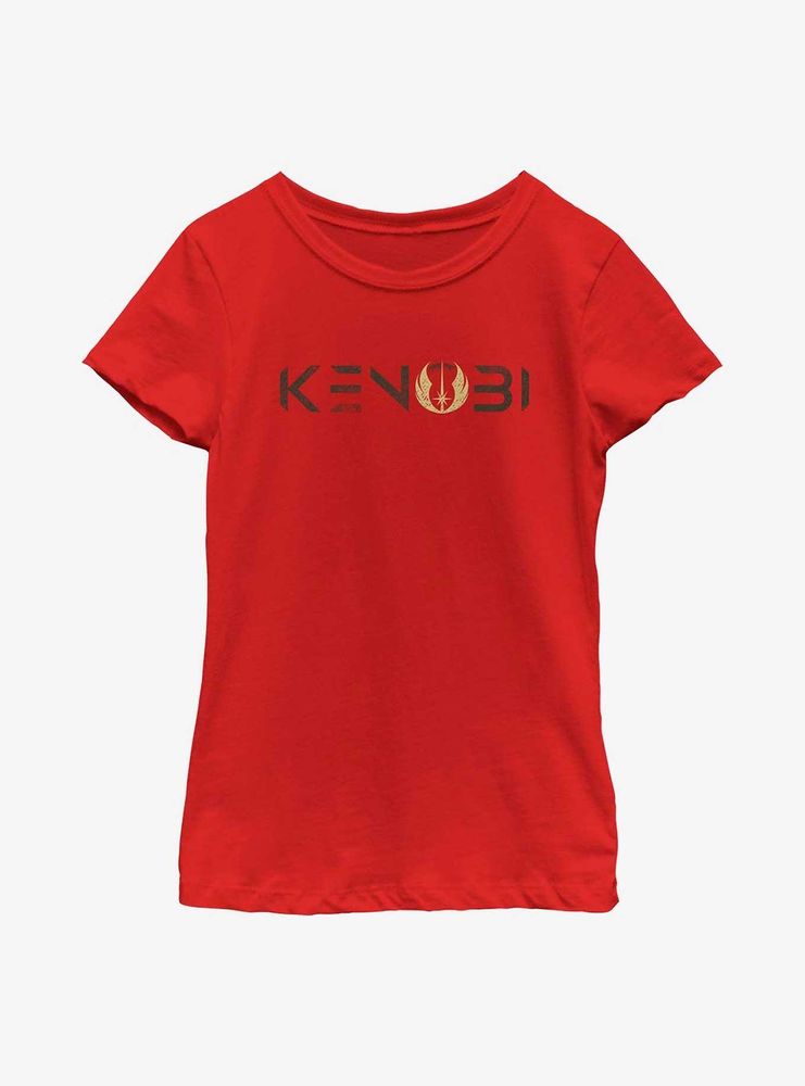 Star Wars Obi-Wan Kenobi Logo Youth Girls T-Shirt