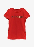 Star Wars Obi-Wan Kenobi Logo Youth Girls T-Shirt