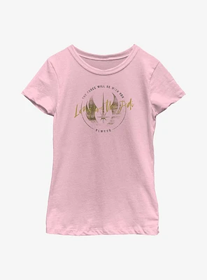 Star Wars Obi-Wan Kenobi Long Live Jedi Crest Youth Girls T-Shirt