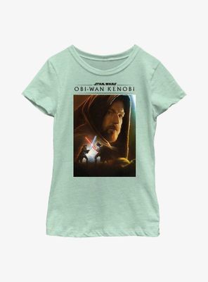 Star Wars Obi-Wan Kenobi Obi Oil Paint Youth Girls T-Shirt