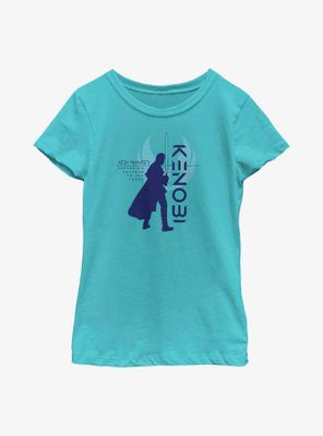 Star Wars Obi-Wan Kenobi Resistance Silhouette Youth Girls T-Shirt