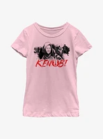 Star Wars Obi-Wan Kenobi Script Youth Girls T-Shirt