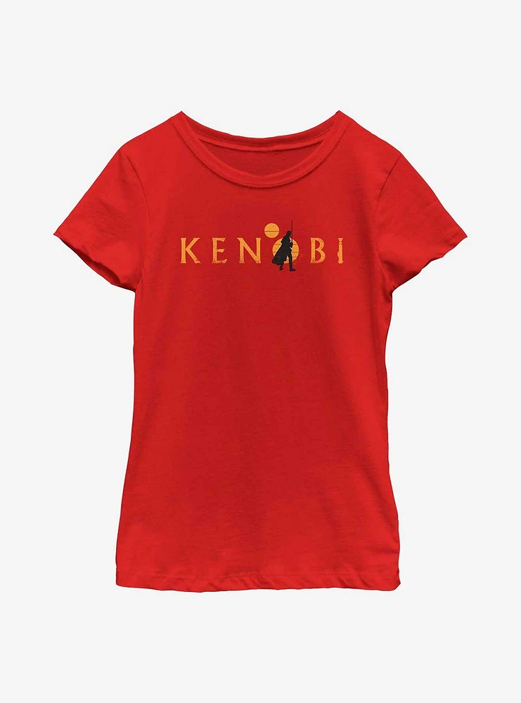 Star Wars Obi-Wan Kenobi Two Suns Logo Youth Girls T-Shirt