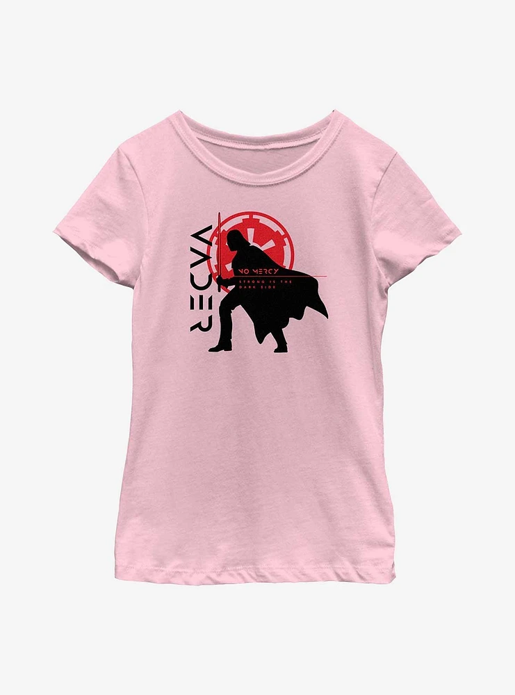 Star Wars Obi-Wan Kenobi Vader Silhouette Youth Girls T-Shirt