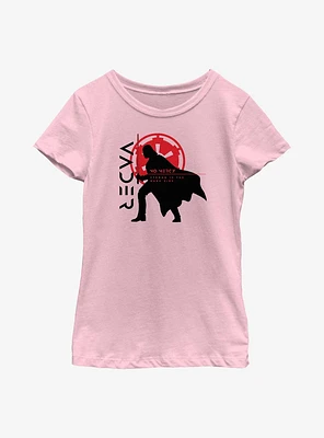Star Wars Obi-Wan Kenobi Vader Silhouette Youth Girls T-Shirt