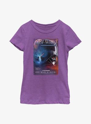 Star Wars Obi-Wan Kenobi Vader VHS Youth Girls T-Shirt