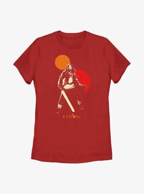 Star Wars Obi-Wan Kenobi Double Suns Hero Womens T-Shirt