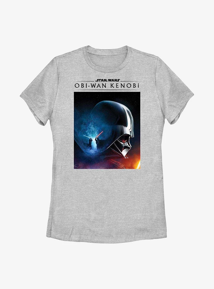 Star Wars Obi-Wan Kenobi Galaxy Fight Womens T-Shirt
