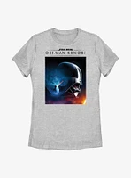 Star Wars Obi-Wan Kenobi Galaxy Fight Womens T-Shirt
