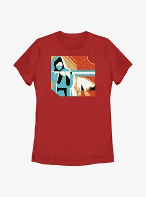 Star Wars Obi-Wan Kenobi Geometric Womens T-Shirt