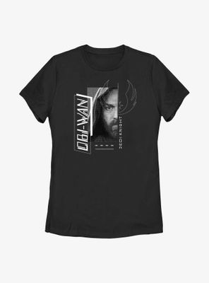 Star Wars Obi-Wan Kenobi Jedi Knight Portrait Womens T-Shirt