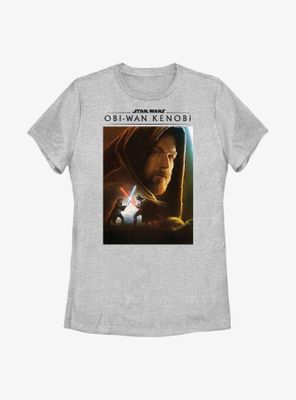 Star Wars Obi-Wan Kenobi Obi Oil Paint Womens T-Shirt