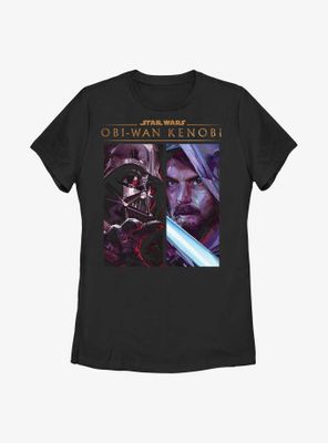 Star Wars Obi-Wan Kenobi Panels Womens T-Shirt