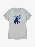 Star Wars Obi-Wan Kenobi Resistance Silhouette Womens T-Shirt