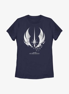 Star Wars Obi-Wan Kenobi Shattered Jedi Logo Womens T-Shirt