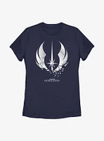 Star Wars Obi-Wan Kenobi Shattered Jedi Logo Womens T-Shirt