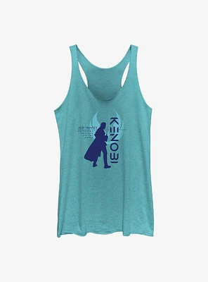 Star Wars Obi-Wan Kenobi Resistance Silhouette Womens Tank Top