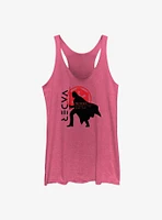 Star Wars Obi-Wan Kenobi Vader Silhouette Womens Tank Top
