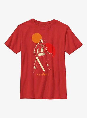 Star Wars Obi-Wan Kenobi Double Suns Hero Youth T-Shirt
