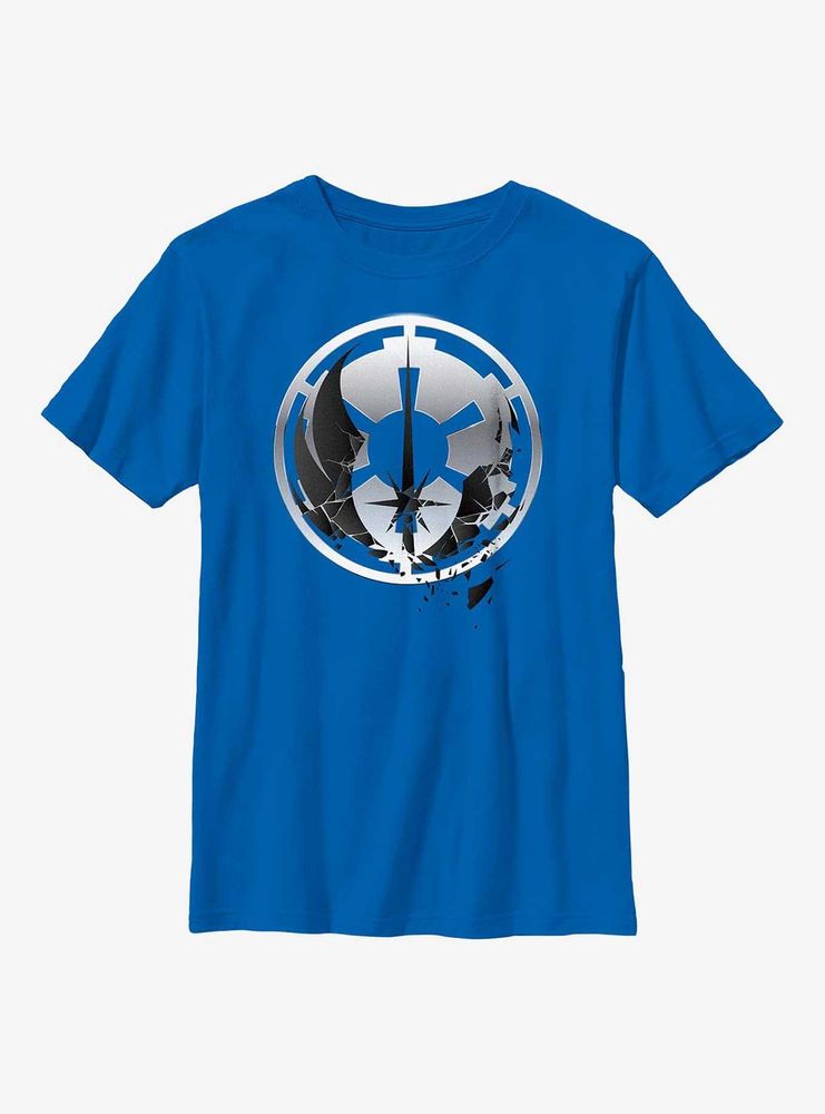 Star Wars Obi-Wan Kenobi Jedi To Empire Logo Youth T-Shirt