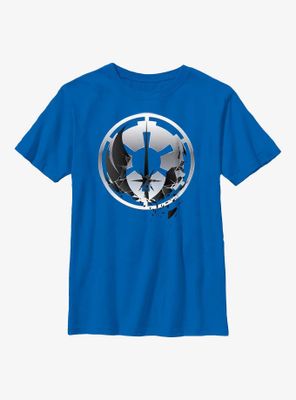 Star Wars Obi-Wan Kenobi Jedi To Empire Logo Youth T-Shirt