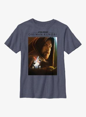 Star Wars Obi-Wan Kenobi Obi Oil Paint Youth T-Shirt