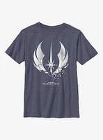 Star Wars Obi-Wan Kenobi Shattered Jedi Logo Youth T-Shirt